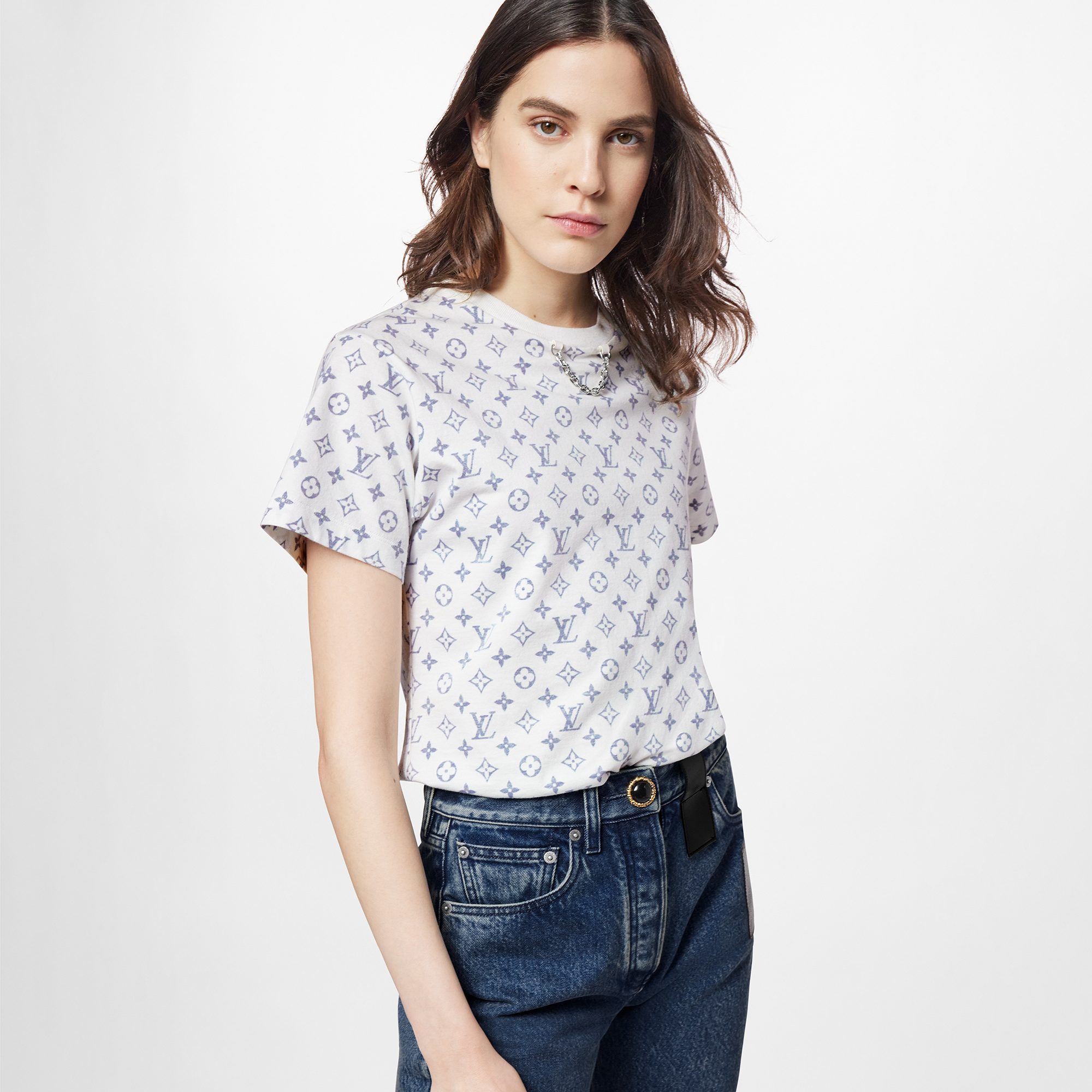LV Escale Printed T-Shirt  in Women's Ready-to-Wear Tops collections by Louis Vuitton (Product zoom)